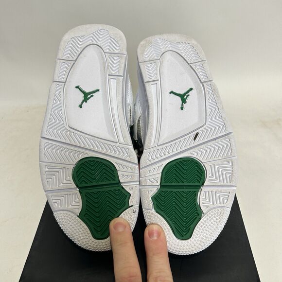 Nike Shoes Air Jordan 4 Retro GS “Metallic Green” 2024 - Picture 8 of 10